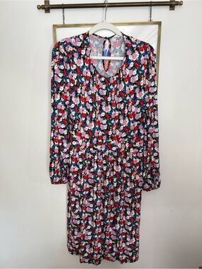 Boden Alexandra Blouson Jersey Dress